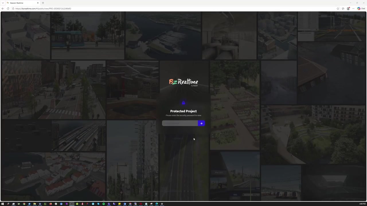 Realtime web platform: secure streaming login